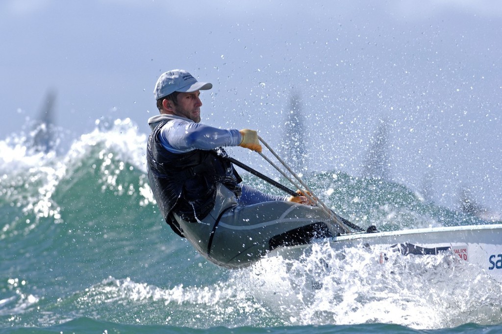 Ben Ainslie (GBR)<br />
Sailing - Sail Melbourne<br />
Finn  © Jeff Crow/ Sport the Library http://www.sportlibrary.com.au